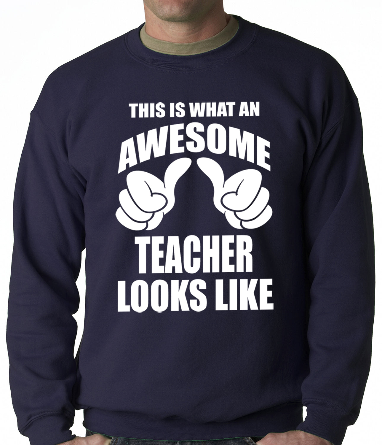 Best Teacher Ever Adult Crewneck