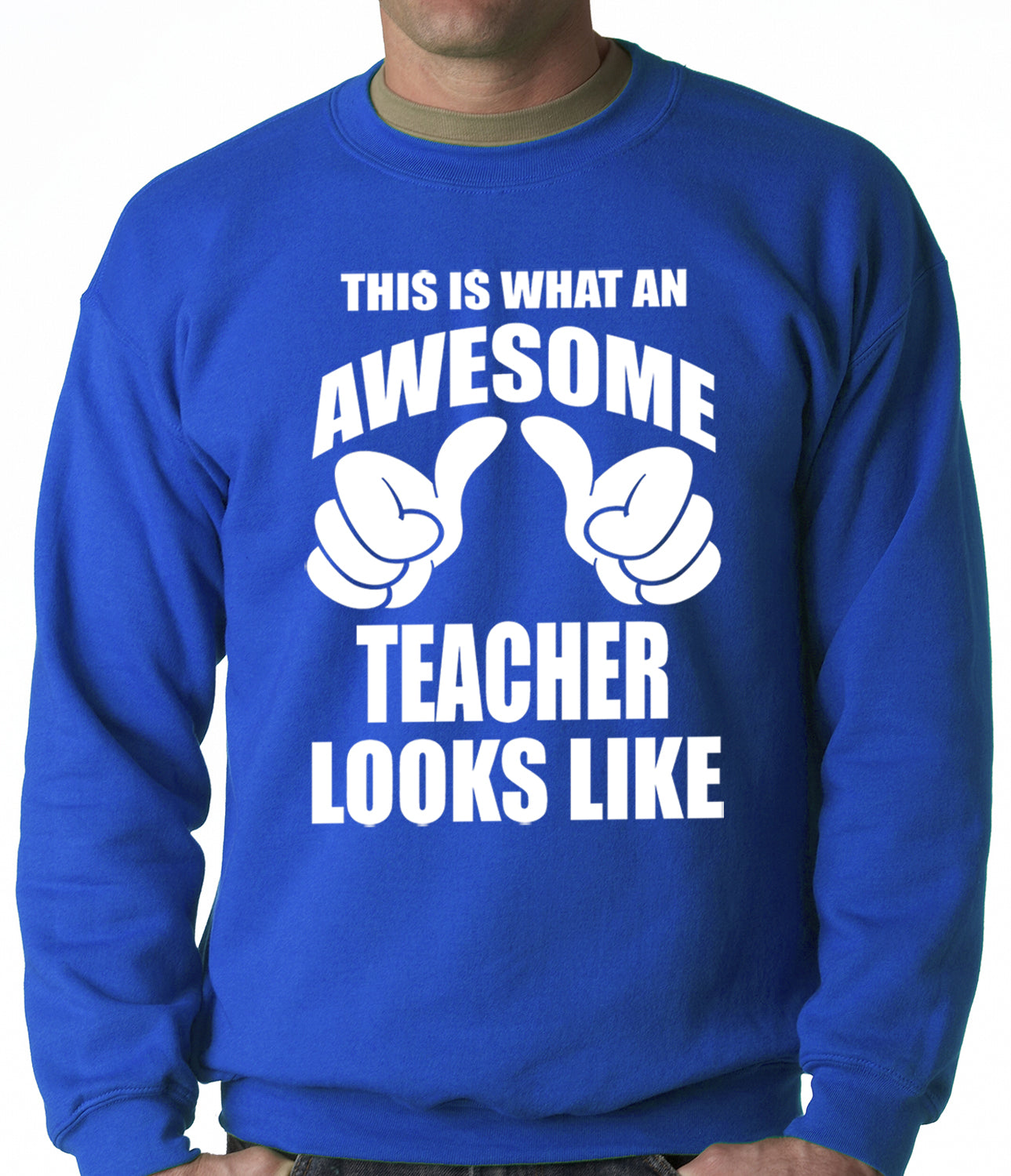 Best Teacher Ever Adult Crewneck