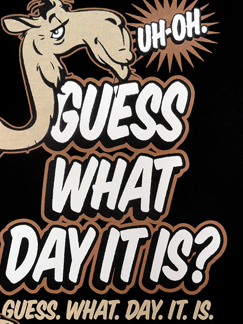 Bewild Guess What Day It Is? Camel Hump Day Girl's T-Shirt
