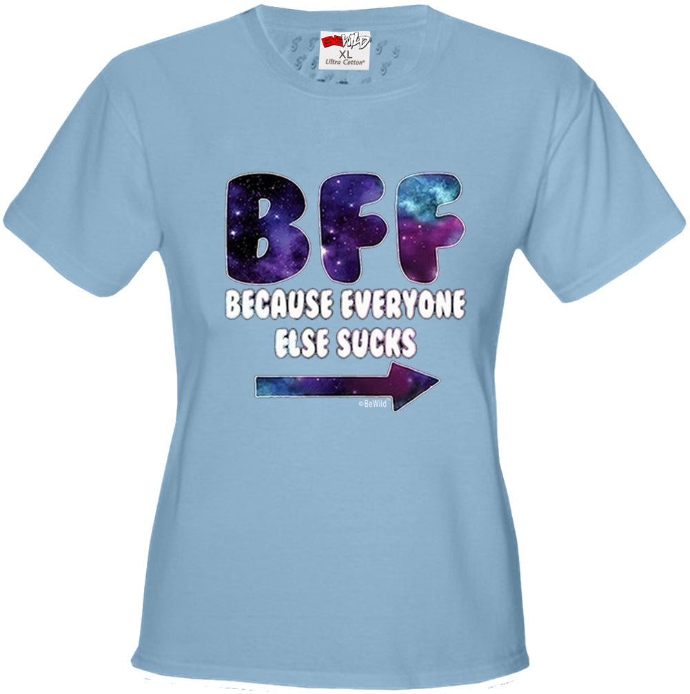 BFF - Galaxy - Everyone Else Sucks (Arrow Right) Girl's T-Shirt
