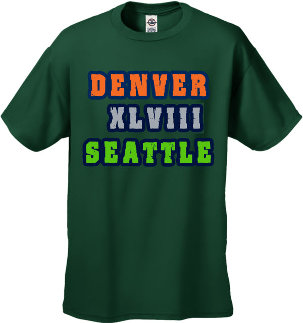 Big Game 48 Denver vs. Seattle Men's T-Shirt
