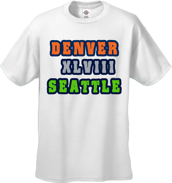 Big Game 48 Denver vs. Seattle Men's T-Shirt
