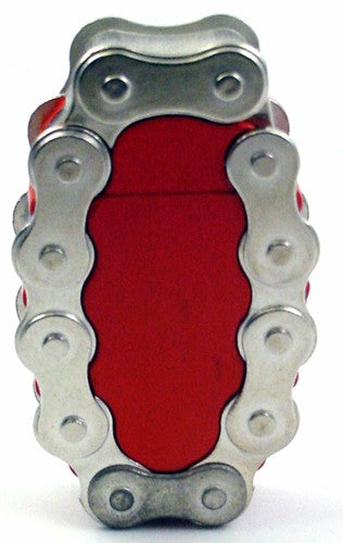 Bike Chain Grenade Green Flame Torch Lighter