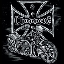 Biker Hoodies - "Chopper Skeleton Bike" Biker Hoodie