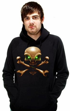 Hoodies - "Hypnotic Eyes" Biker Hoodie