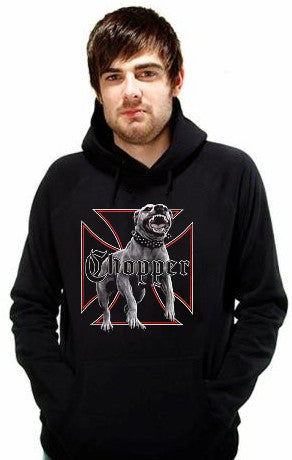 Biker Hoodies - "Nasty Chopper Dog" Hoodie