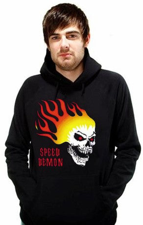 Biker Hoodies - "Speed Demon" Biker Hoodie Man
