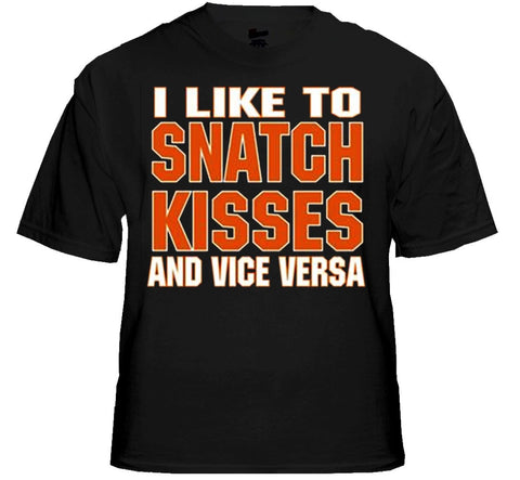 Biker Shirts - "Snatch Kisses & Vice Versa" Biker Shirt