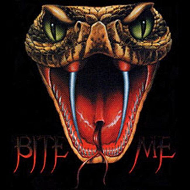 Biker T-Shirts - "Bite Me Fangs"