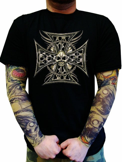 Biker T-Shirts - "Tribal Chopper Chain"