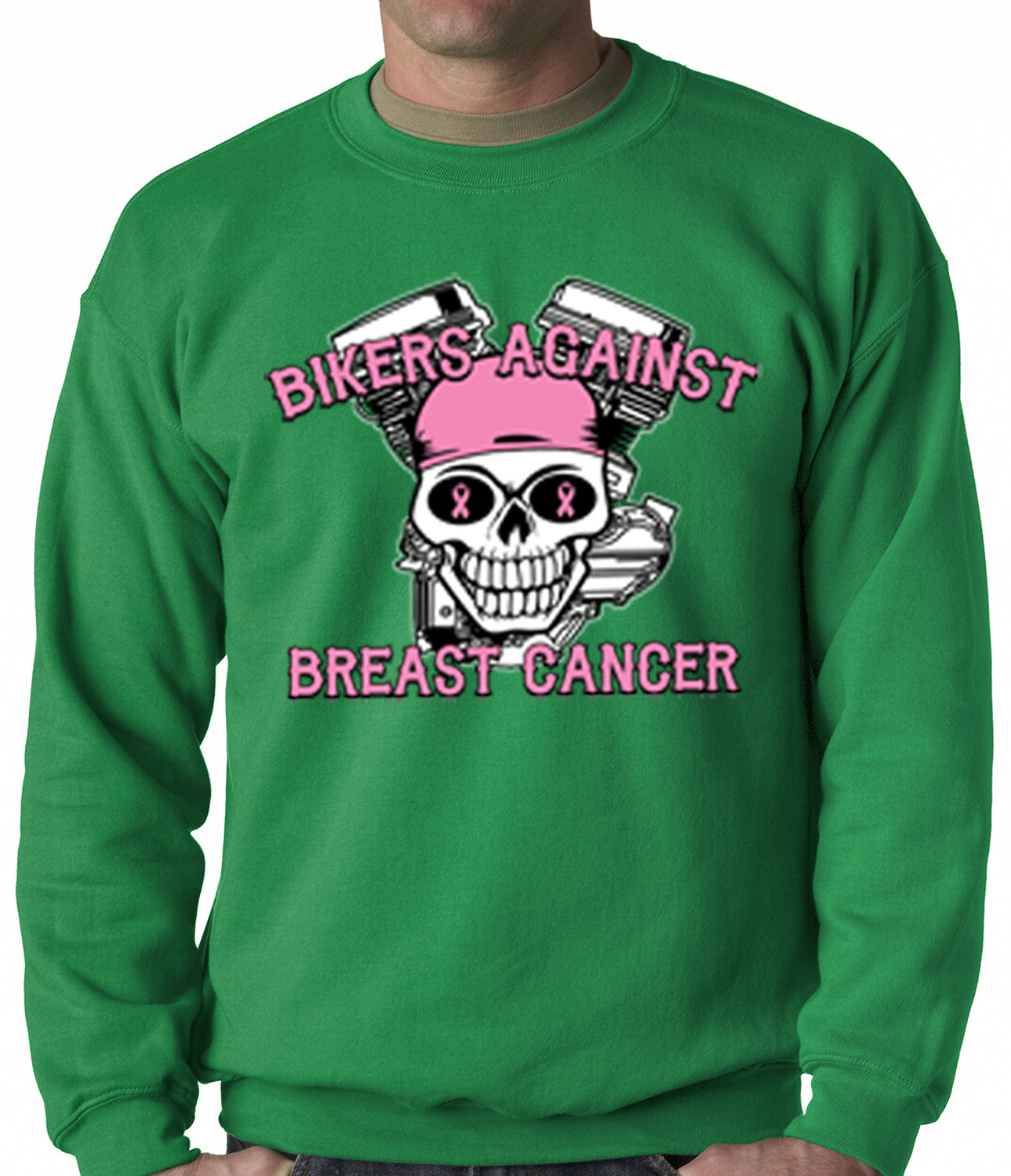 Bikers Against Breast Cancer Crewneck