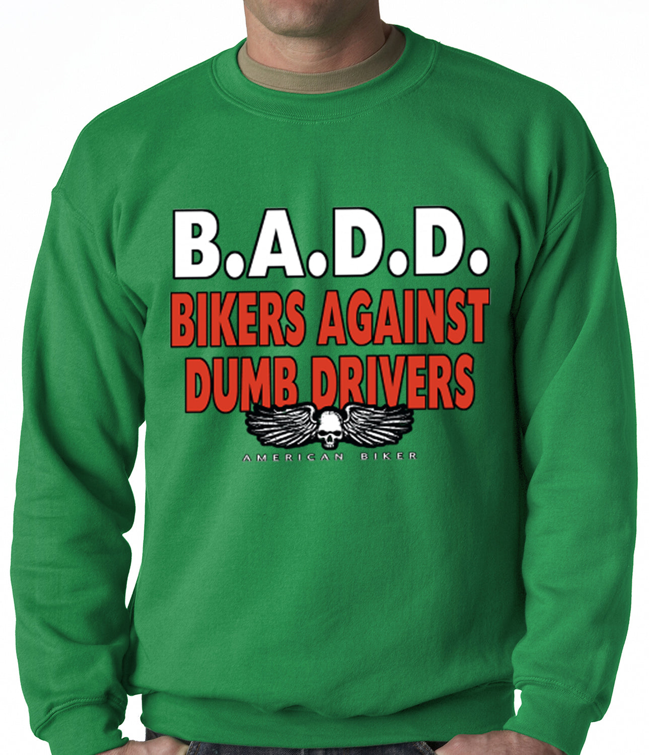 Bikers Against Dumb Drivers Crewneck