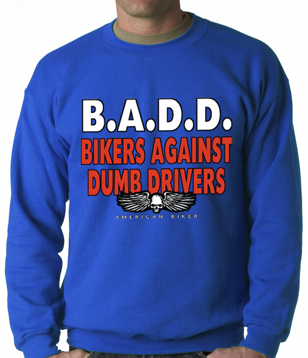 Bikers Against Dumb Drivers Crewneck