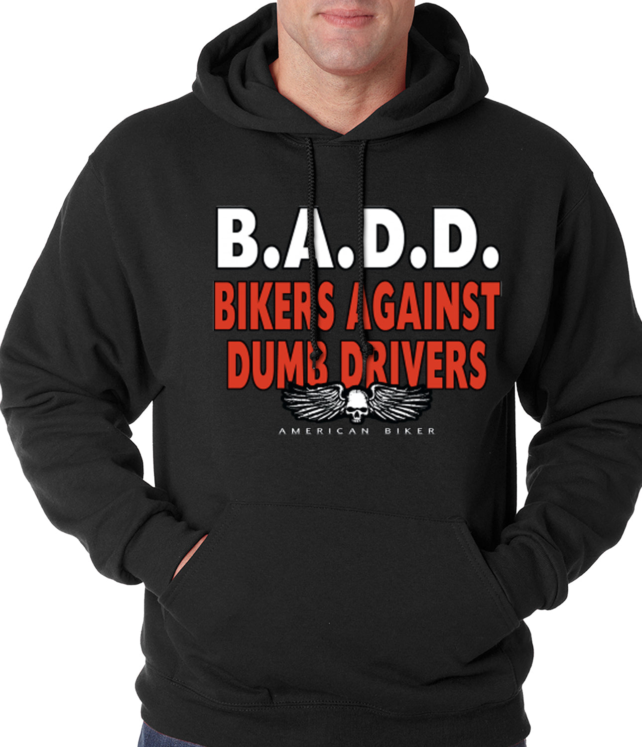 Bikers Against Dumb Drivers Hoodie black