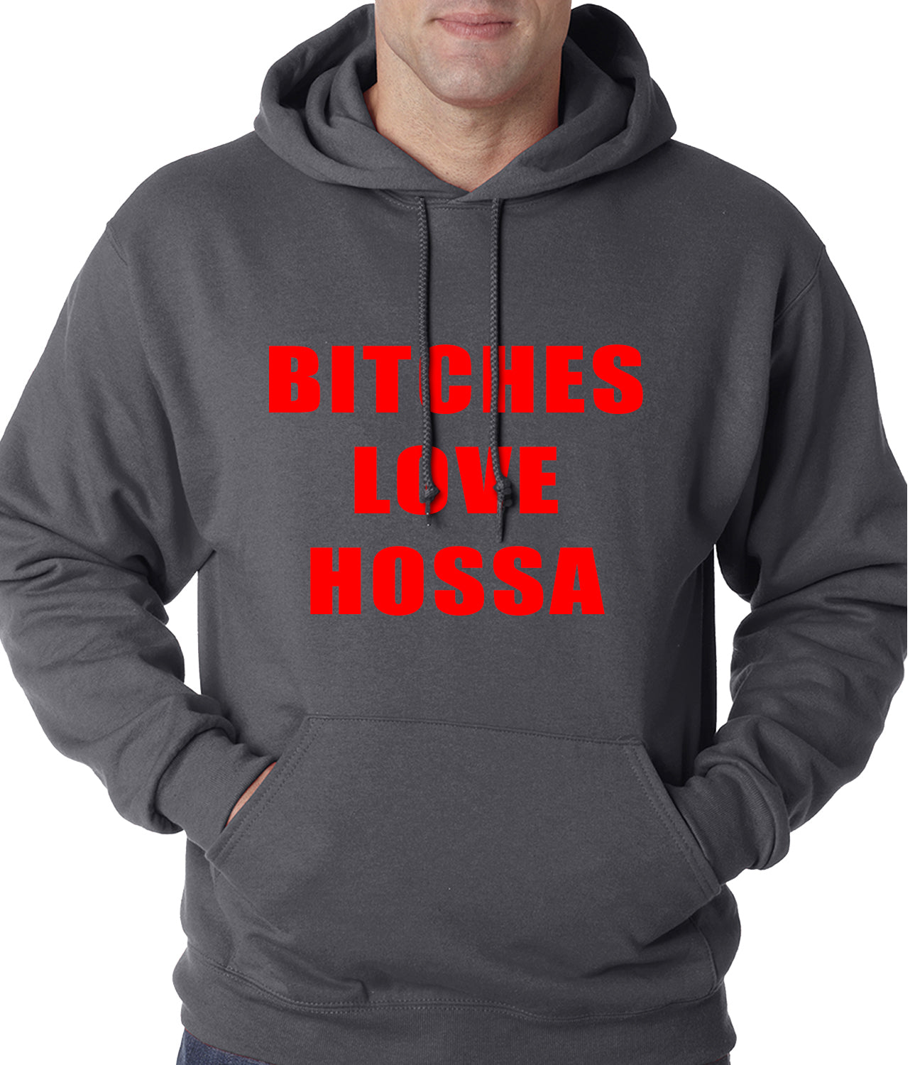 Bitches Love Hossa Chicago Hockey Adult Hoodie