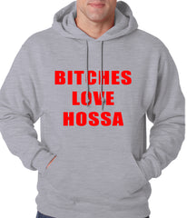 Bitches Love Hossa Chicago Hockey Adult Hoodie