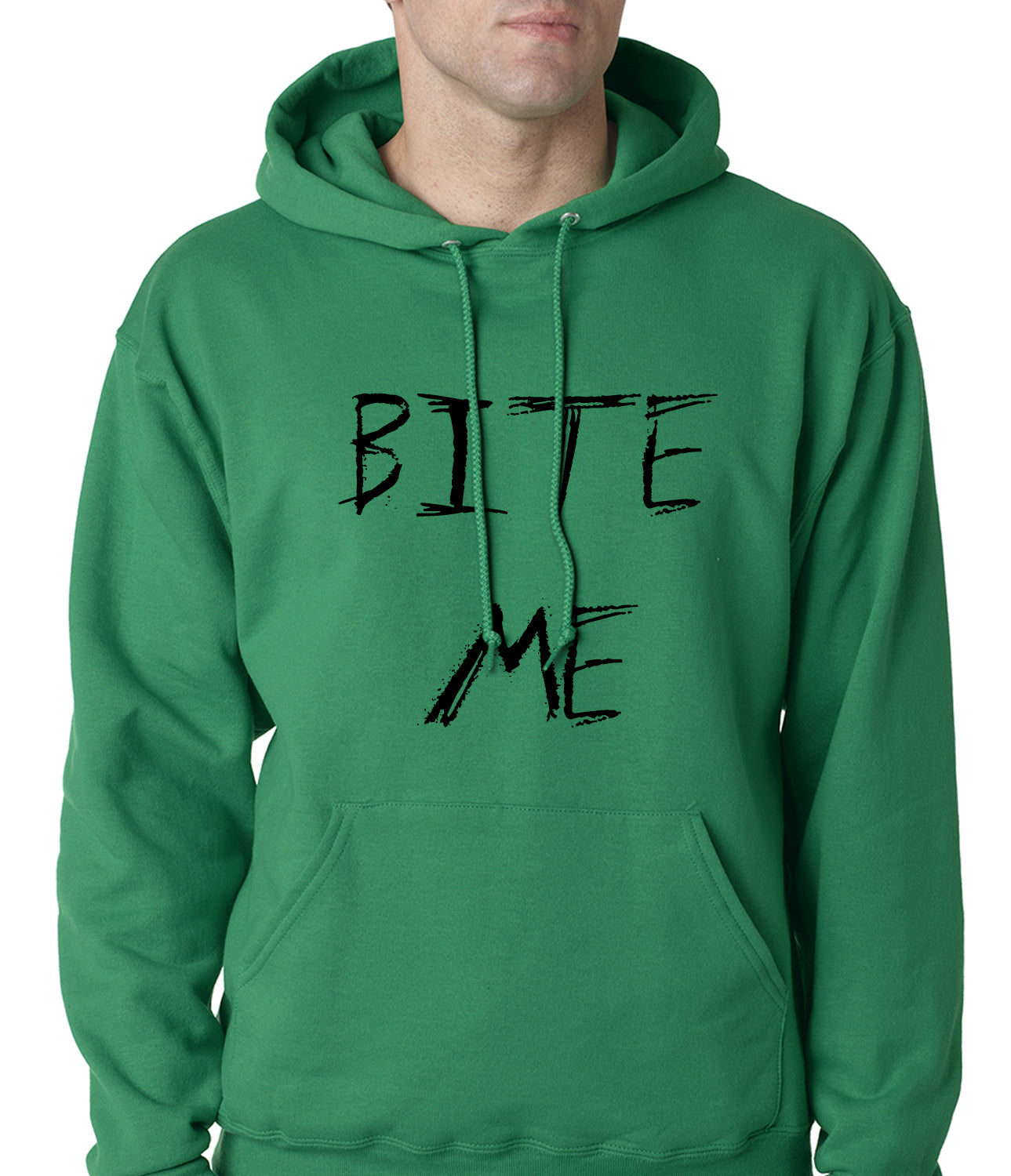 Bite Me Zombie and Vampire Lovers Adult Hoodie