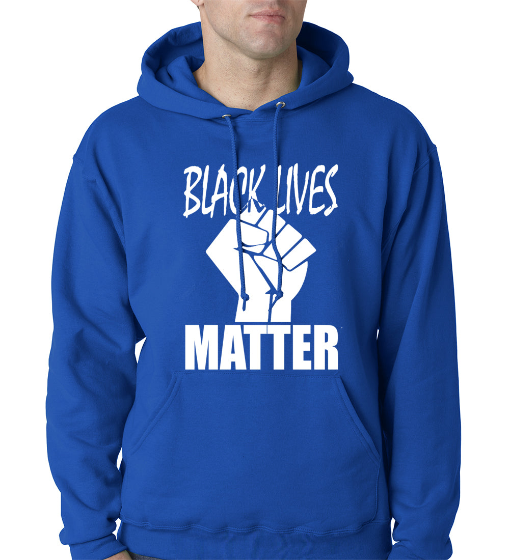 Black Lives Matter Fist Adult Hoodie