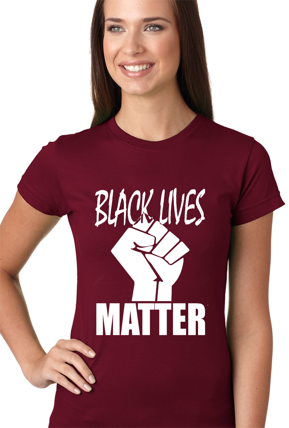 Black Lives Matter Fist Girls T-shirt