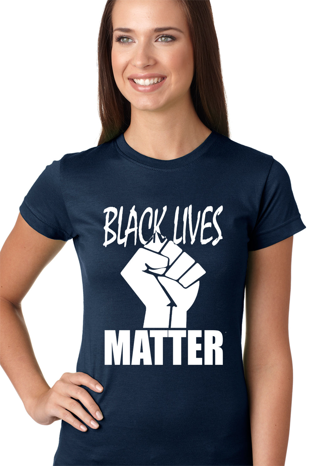 Black Lives Matter Fist Girls T-shirt