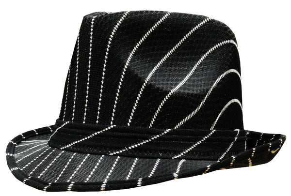 black-pin-striped-fedora-hat-  display picture 1