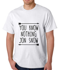 You Know Nothing Jon Snow Mens T-shirt White