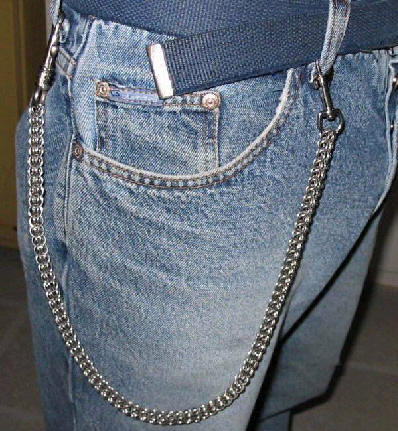 Blunt Pot Leaf Genuine Leather Chain Wallet