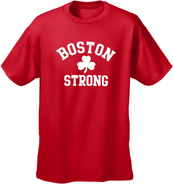 Boston Strong Irish Shamrock Men's T-Shirt