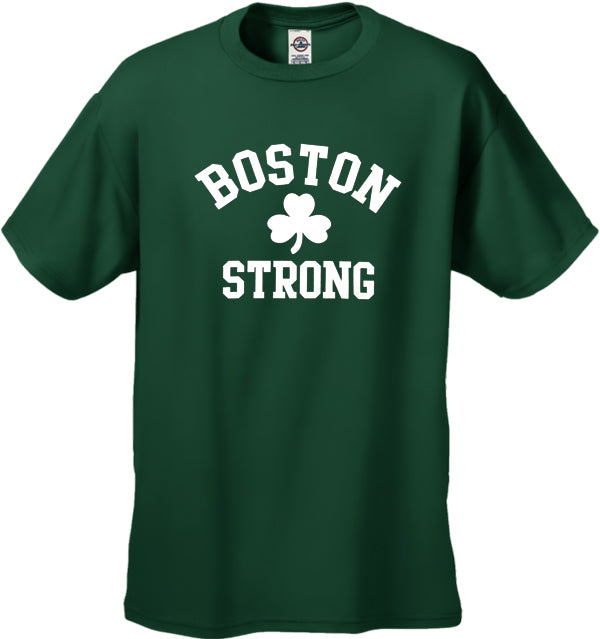Boston Strong Irish Shamrock Men's T-Shirt