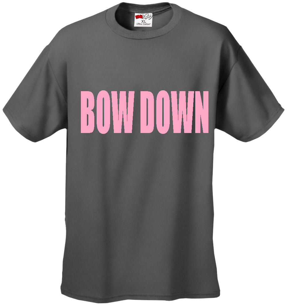BOW DOWN Mens T-Shirt