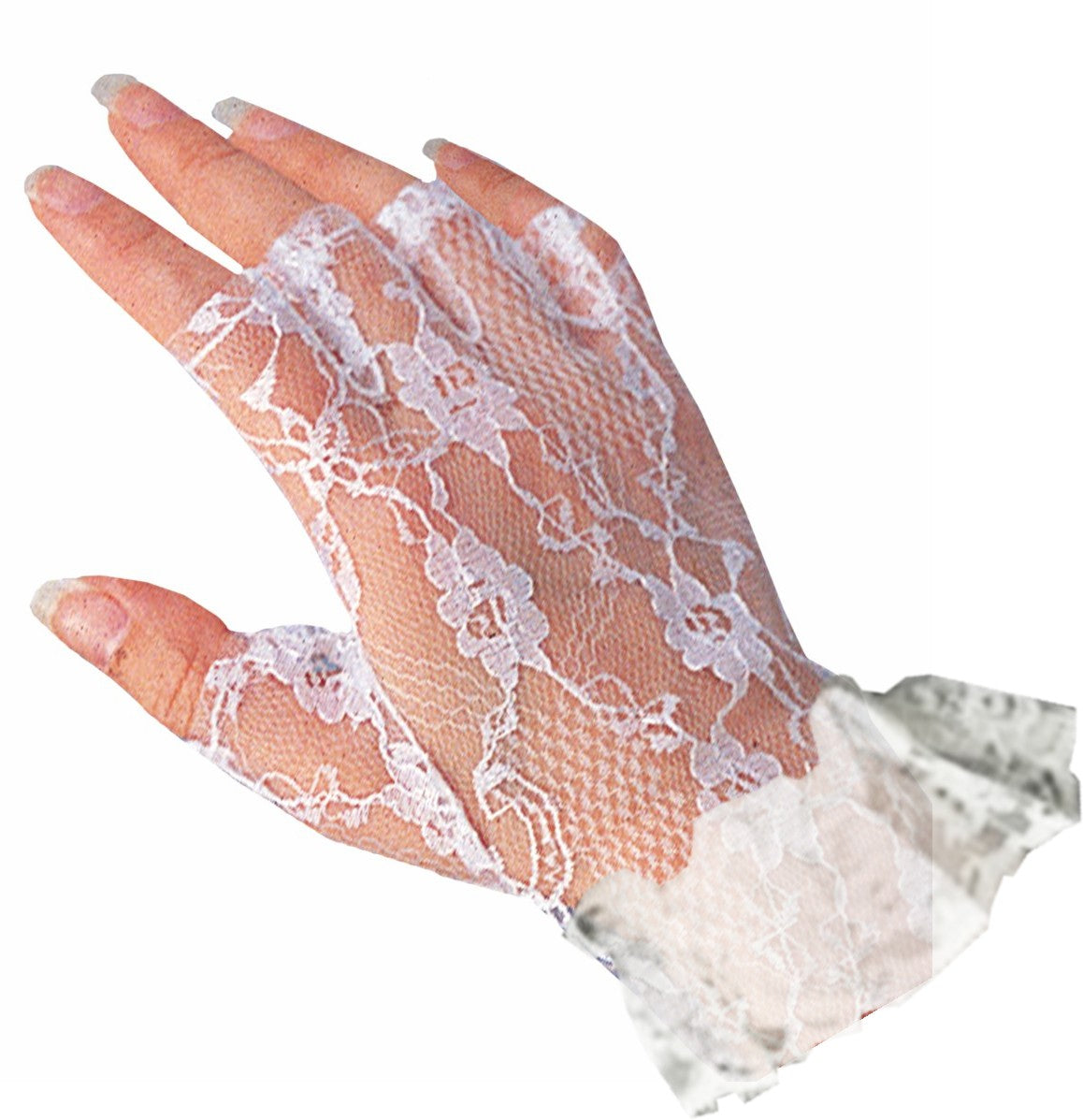 Boy Toy Lace Fingerless Gloves