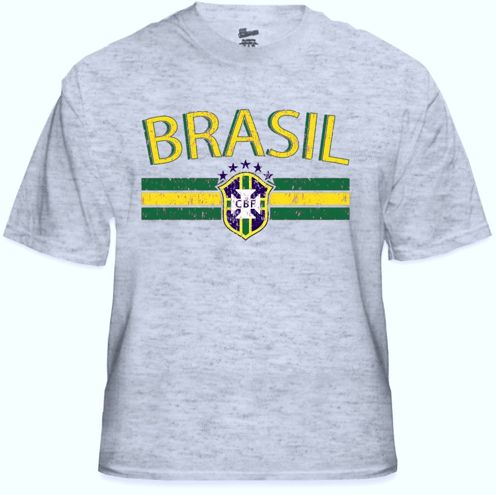 Brasil Vintage Shield International Mens T-Shirt
