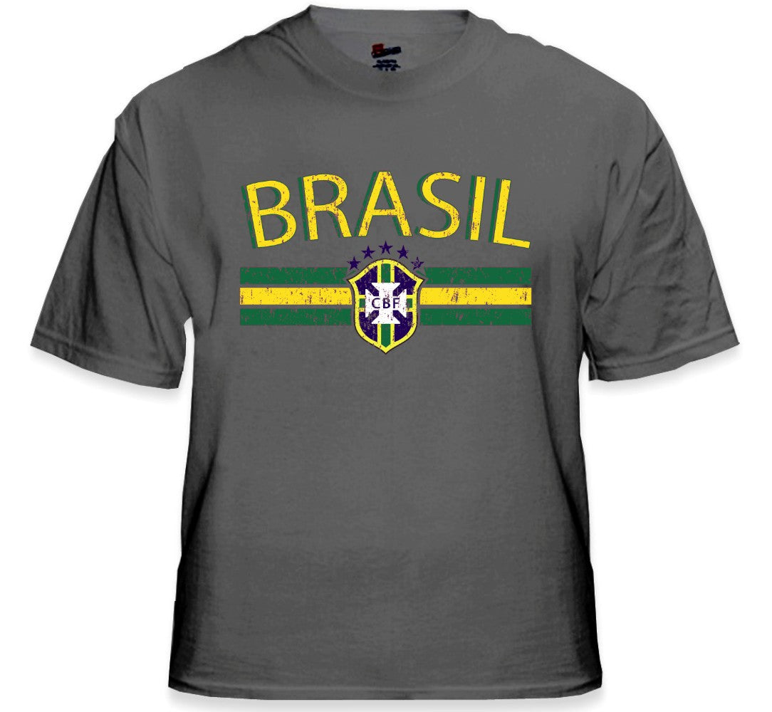 Brasil Vintage Shield International Mens T-Shirt