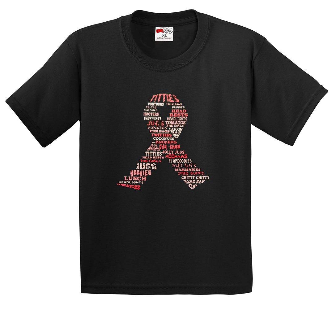 Breast Cancer Awareness "Words" Men's T-Shirt