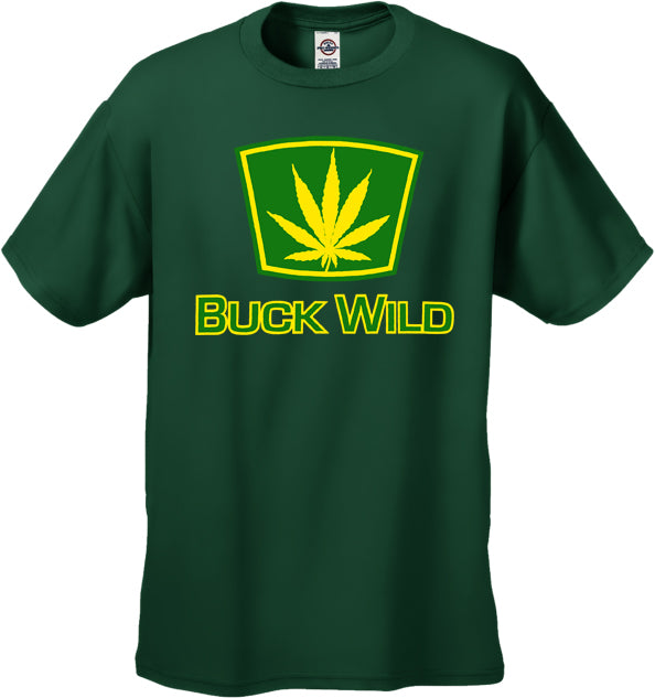 Buck Wild Pot Leaf Men's T-Shirt