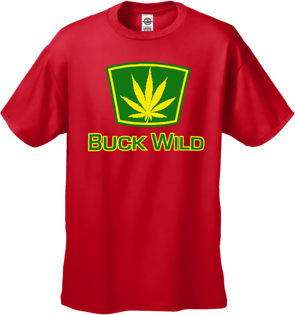 Buck Wild Pot Leaf Men's T-Shirt