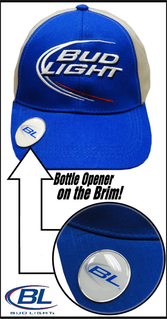Bud Light "Refreshing" Bottle Opener Hat