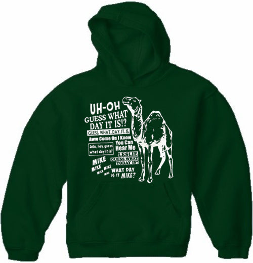 Camel Hump Day Guess What Adult Hoodie