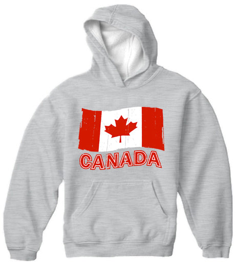 Canada Vintage Flag Adult Hoodie