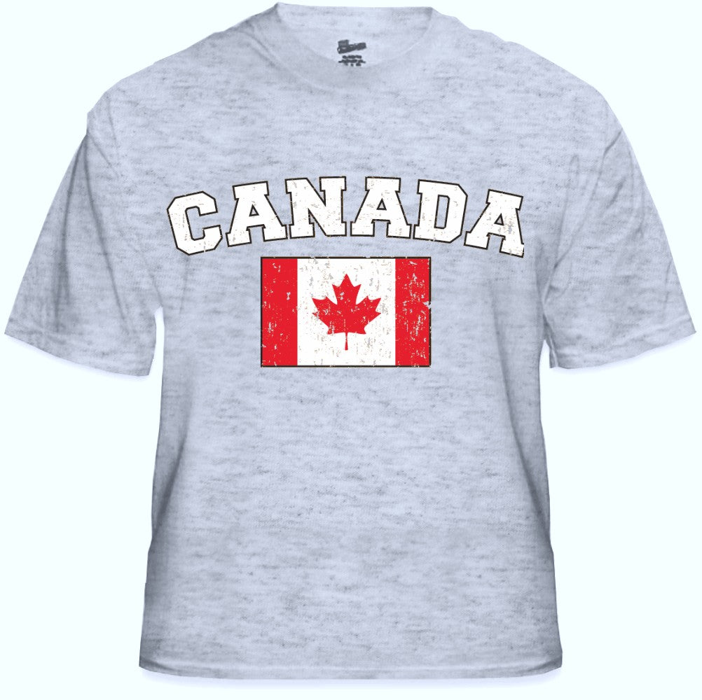Canada Vintage Flag International Mens T-Shirt