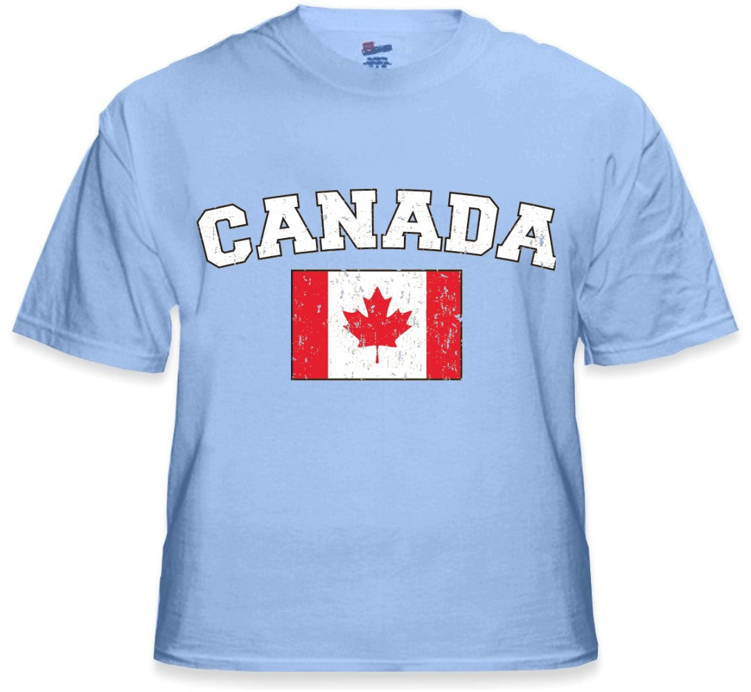 Canada Vintage Flag International Mens T-Shirt