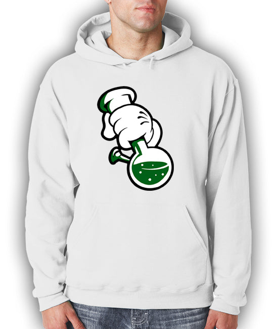 Cartoon Hands Bong Rip Adult Hoodie