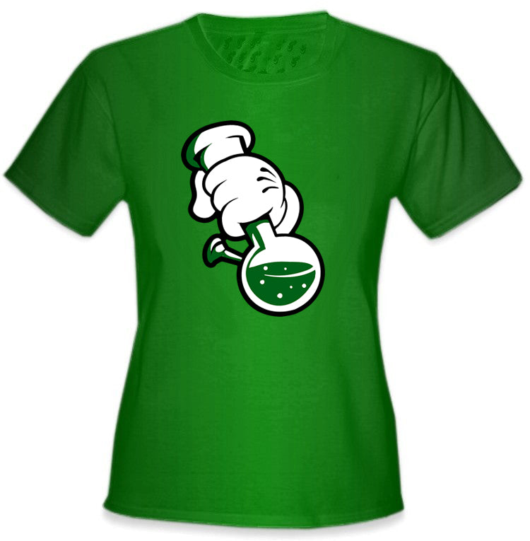 Cartoon Hands Bong Rip Girl's T-Shirt