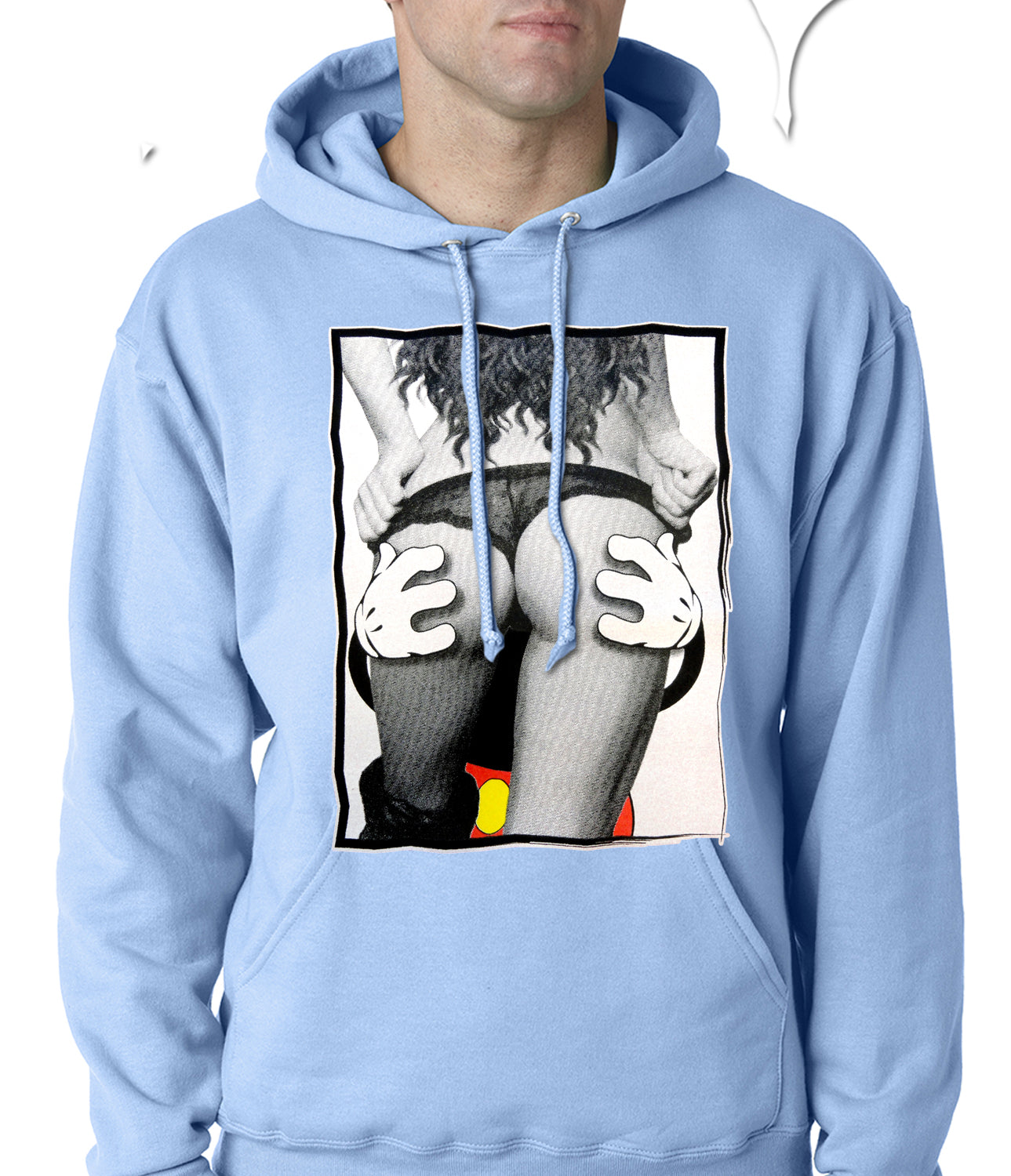 Cartoon Hands Getting a Feel Butt Hoodie