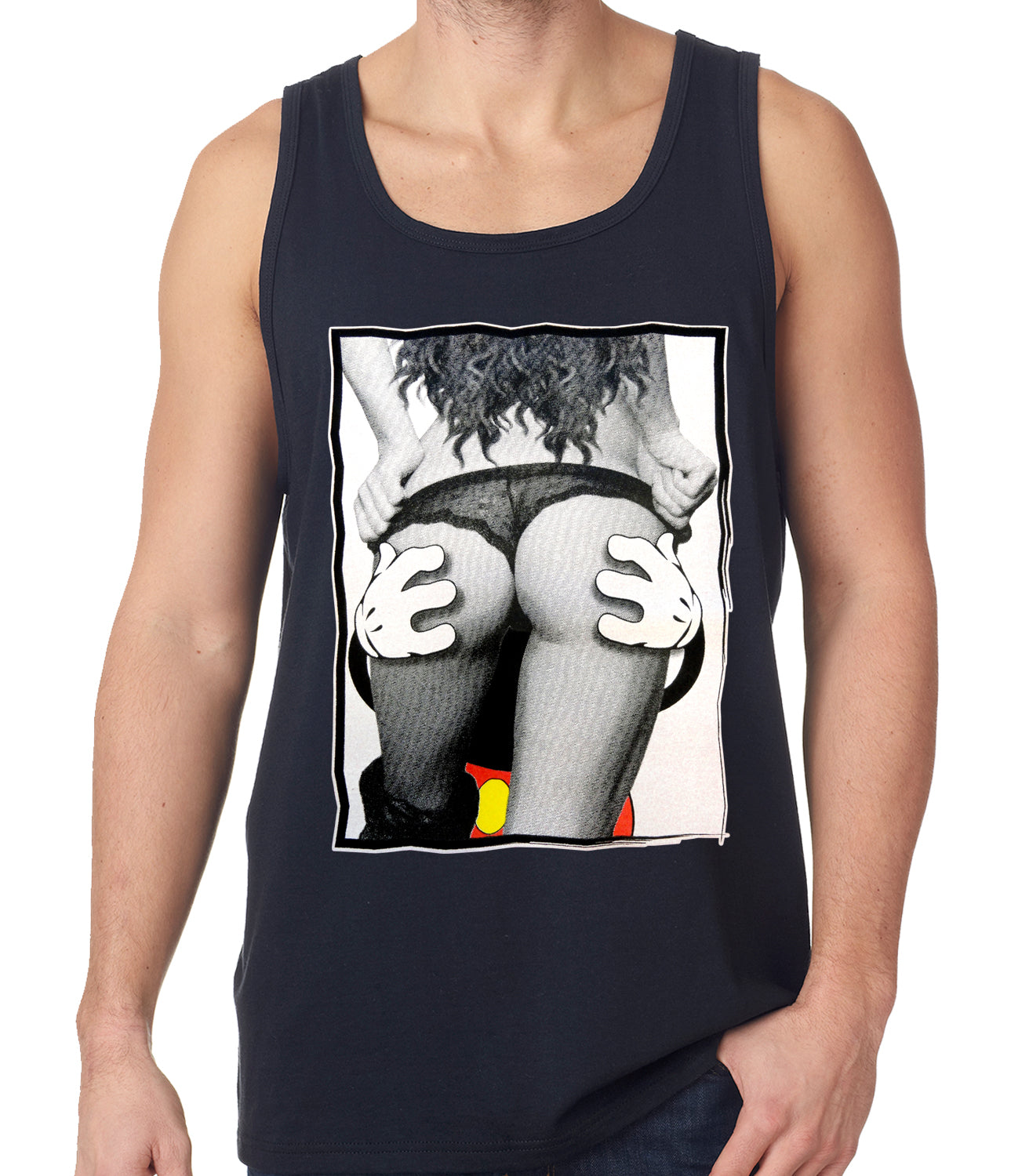 Cartoon Hands Getting a Feel Butt Tanktop