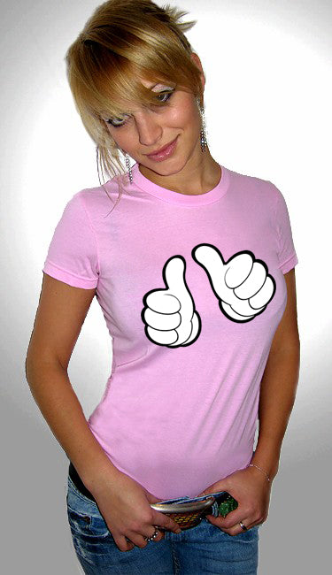 Cartoon Hands "This Girl" Girl's T-Shirt