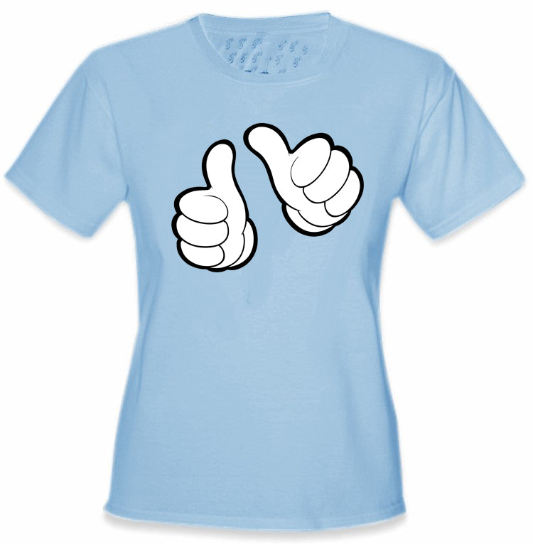 Cartoon Hands "This Girl" Girl's T-Shirt