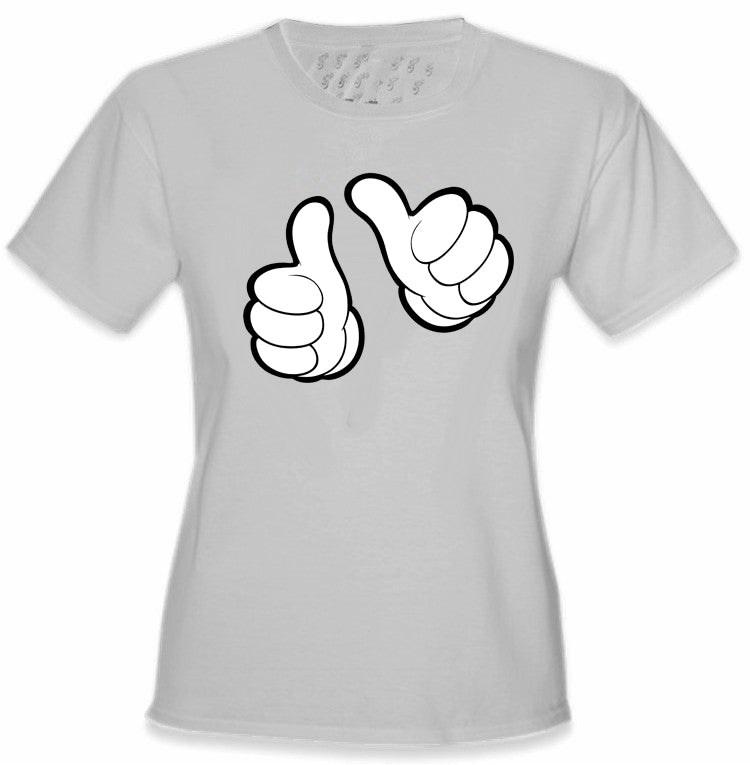 Cartoon Hands "This Girl" Girl's T-Shirt