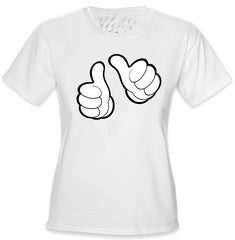 Cartoon Hands "This Girl" Girl's T-Shirt