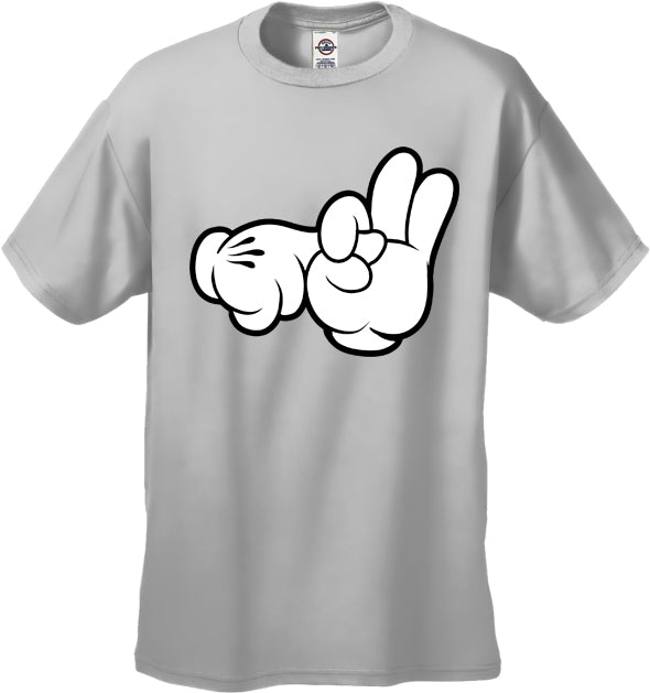 Cartoon Sex Hands Men's T-Shirt